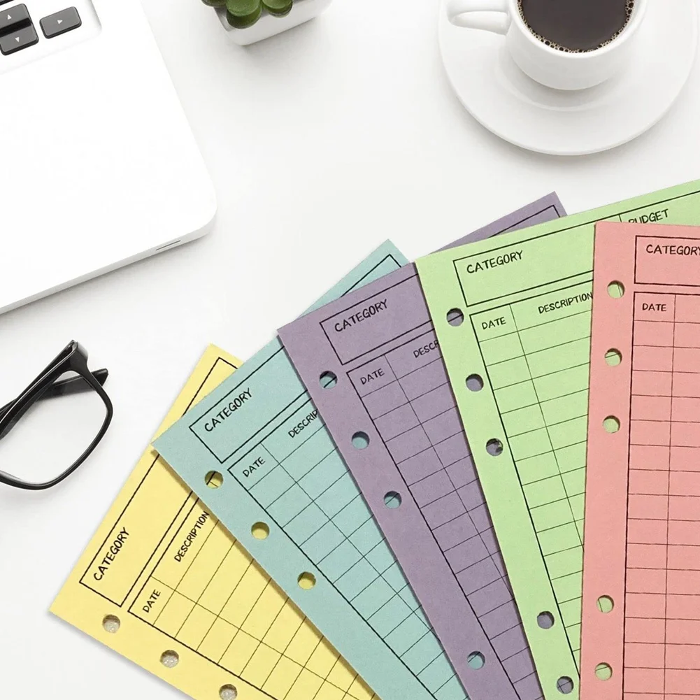 ABJG-36 Pcs Expense Tracker Budget Sheet Cash Envelopes Money Envelope for Tracking Budget Money