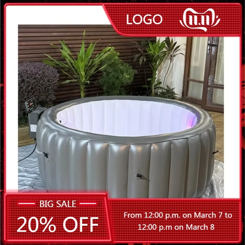 

STLF 2025 New Best-Selling Inflatable Hot Tub Spa Center Outdoor Home for Multiple People Inflatable Water Pool