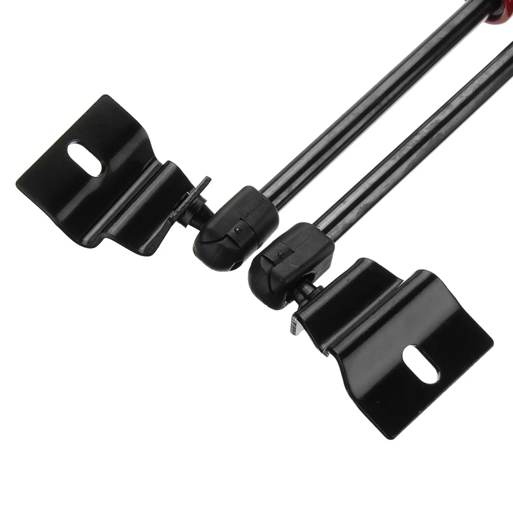 2 قطعة غطاء محرك السيارة رفع الجبهة هود بونيه رفع الغاز غطاء محرك السيارة الأسود بونيه الجبهة قضيب الدعامات صدمة رفع لتويوتا هايلكس فيجو 2005-2012