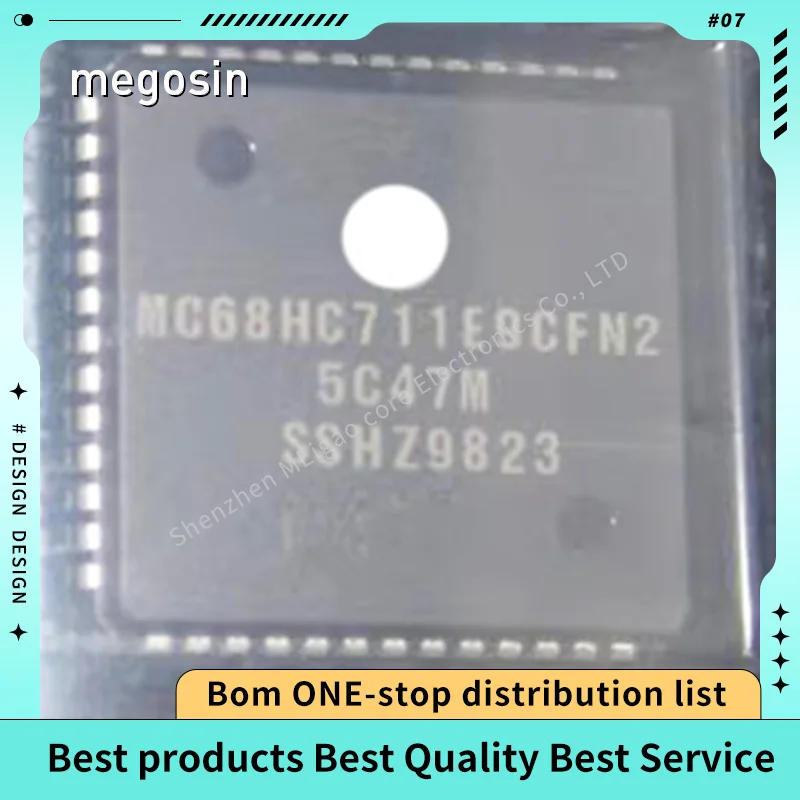 1PCS/LOT MC68HC711E9CFN2 MC68HC711E9 PLCC52 Embedded controller chip
