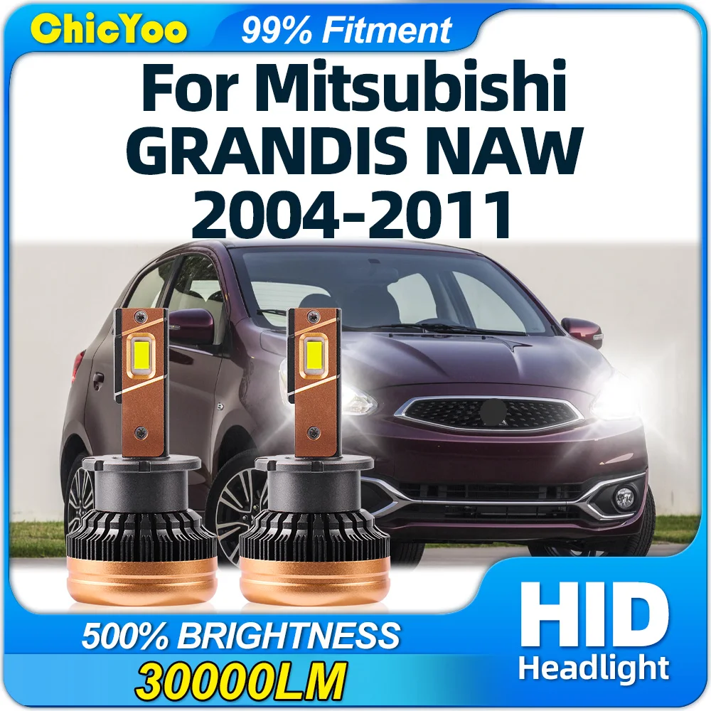 

LED Headlight Bulbs 120W Turbo Auto Lamp 12V Plug&Play HID Xenon Lights For MITSUBISHI GRANDIS NAW 2004-2007 2008 2009 2010 2011