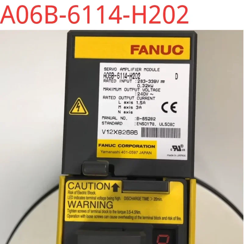 A06B-6114-H202 Second-hand tested ok  Servo Drive in good Condition