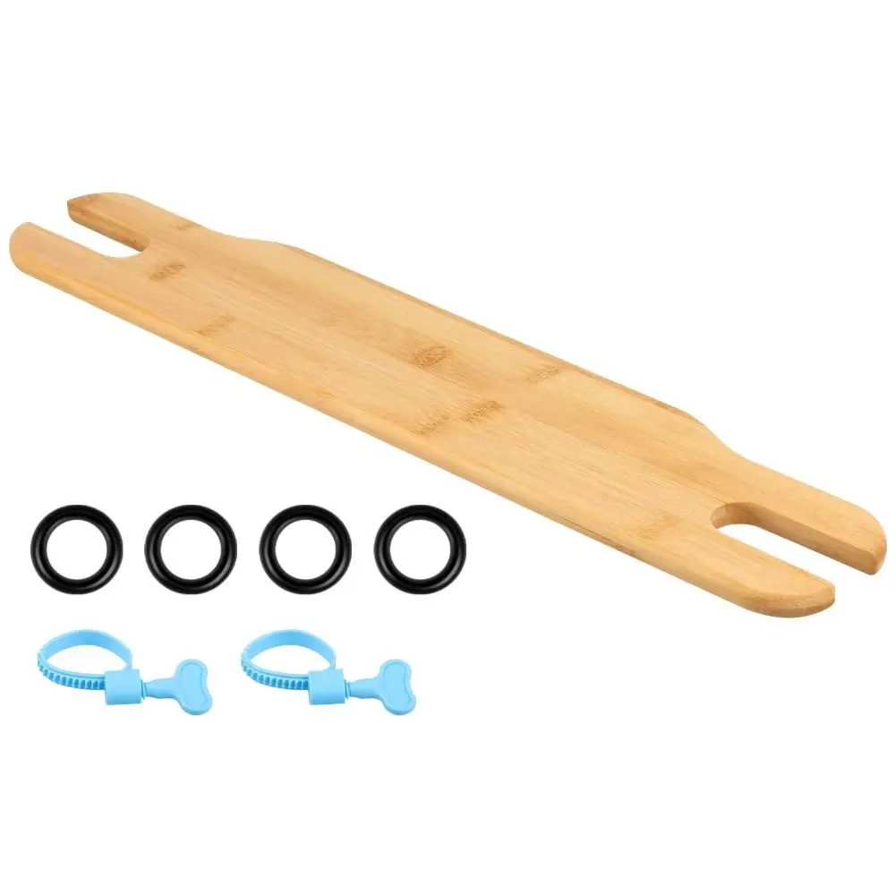 Adjustable High Chair Footrest 50cm Length Wooden Material Baby Highchairs Pedal Rubber Rings Stable Design Highchair Accessory