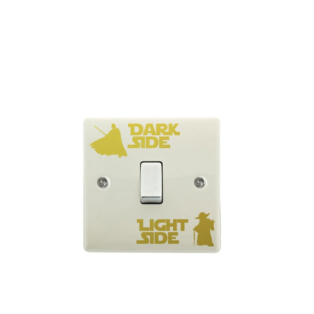 Star Wars Inspired Light Switch Decals DIY Removable Vinyl Stickers Decoration Star Wars Fan Gift - Image 2