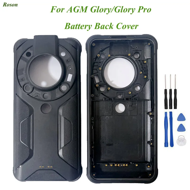 

New Original For 6.53inch AGM Glory Glory Pro Cellphone Housings Back Battery Cover Case Repair Parts With Tools