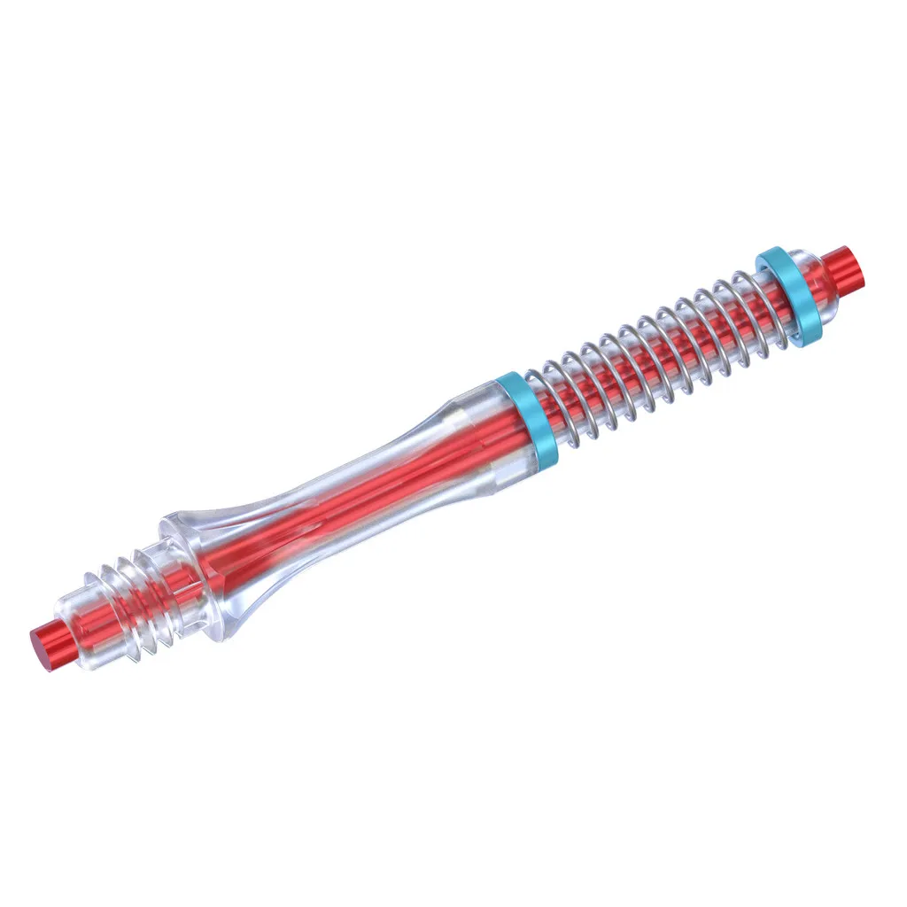 CUESOUL TERO AK7 مهاوي/ جذع رمي السهام الكربونية، نحيف، ربيعي مدمج تلسكوبي-أحمر، مجموعة من 3 قطع