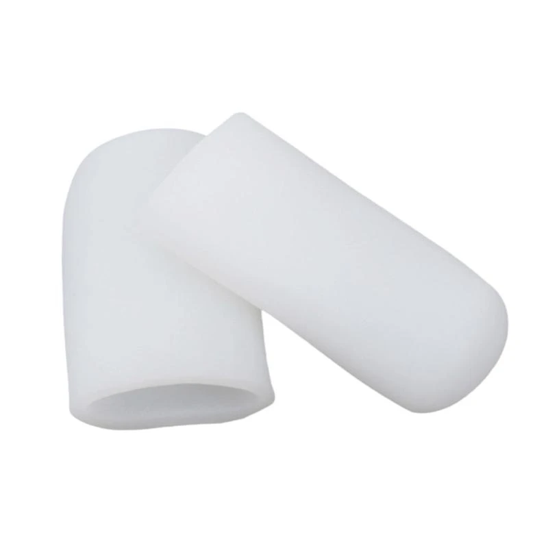 40JD 1Pair Silicone Gel Toe Sleeves Toe Protectors Toe Caps Toe Cushions for Pains Relief,Toe for Corns,Calluses