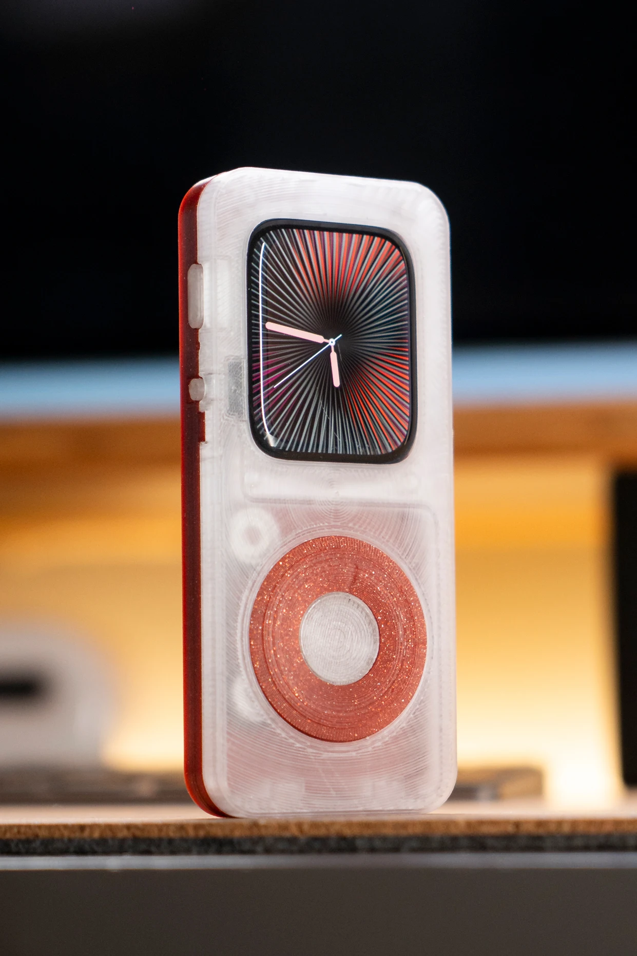 3D iWatch レトロ iPod スタイルプリント保護ケース Apple Watch