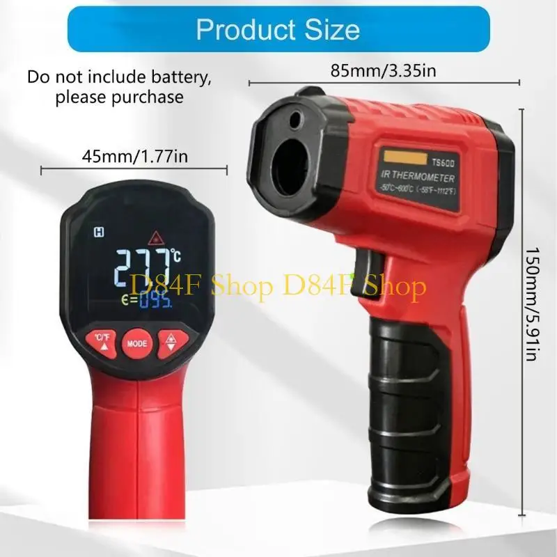 D84F Termometri senza contatto per uso industriale Design robusto e a risposta rapida