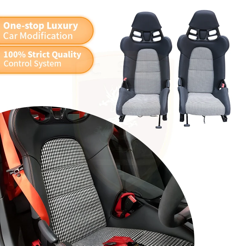 Dry Carbon Fiber Universal Seat for Porsche GT3 RS 911 718 Bucket Seats Auto Seats Racing Seats Car