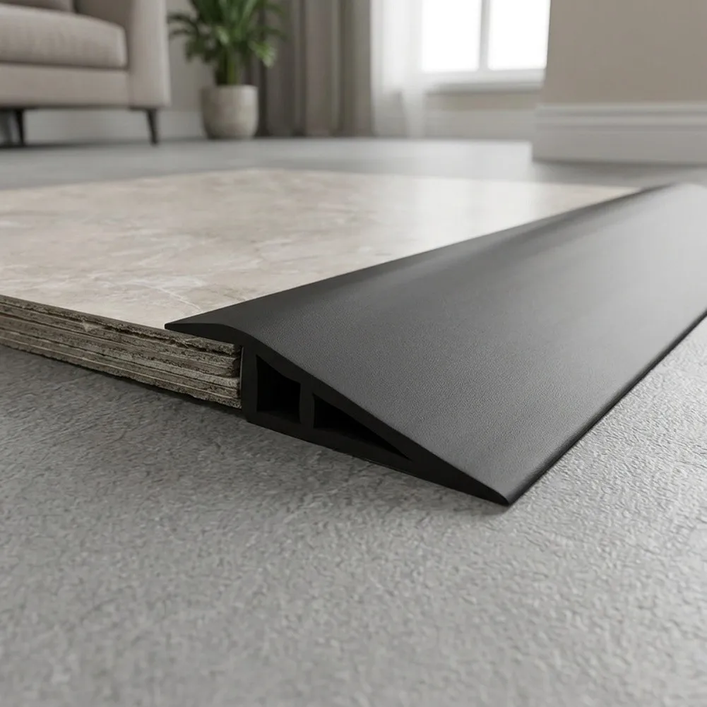 Edge Finishes Floor Edge Strip Waterproof And Wear Resistant Edge Finishes Rubber Floor for ramps Suitable For Edge Decoration