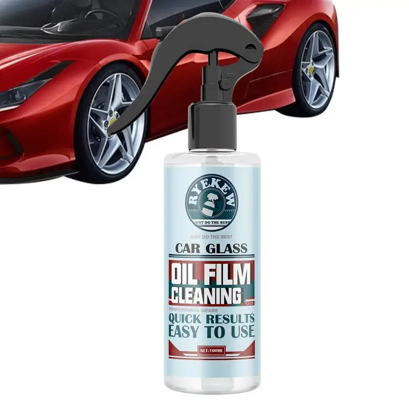 

Windshield Cleaner Spray Powerful Oil Film Remover Spray 100ml Car Window Cleaner Multipurpose Glass Cleaner For Cars SUVs