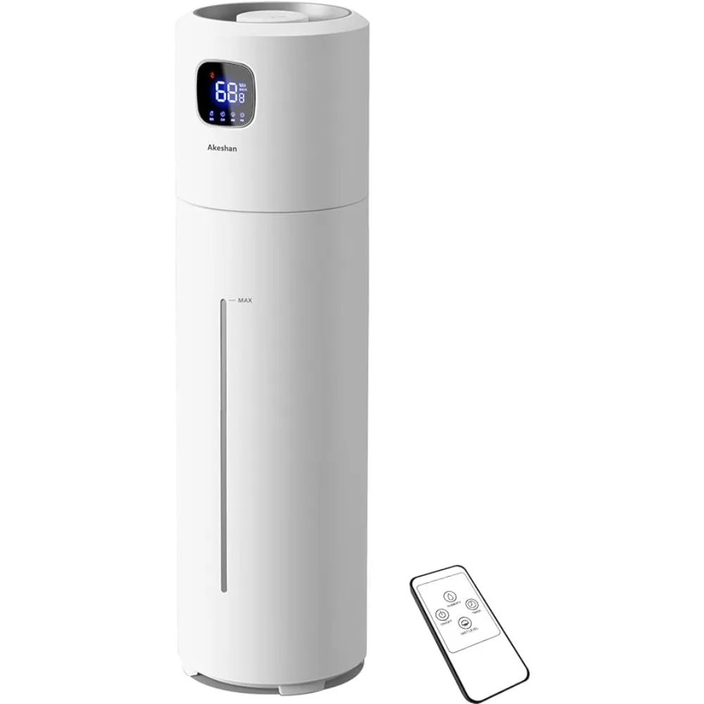 Grands humidificateurs à brume fraîche à ultrasons pour chambre à coucher, télécommande, remplissage supérieur, grande vitesse de brume de 350 ml/h, 9l, 2,5 gal