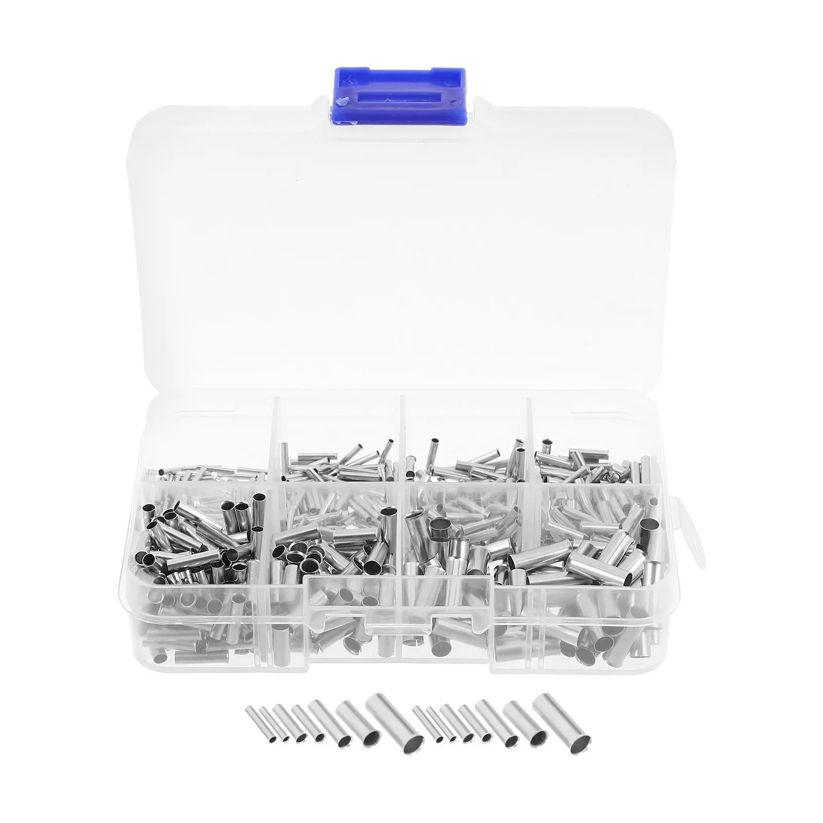 600Pcs Wire Connector Terminals Copper Crimping Connector for Industrial Control Cabinet Wiring Automation Signal Transmission