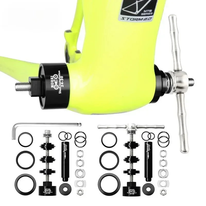 

Bike Tool Kit Bottom Bracket Install and Removal Tool Bicycle Bottom Bracket Bearing Remover for BB86/BB30/BB91/BB92/PF30