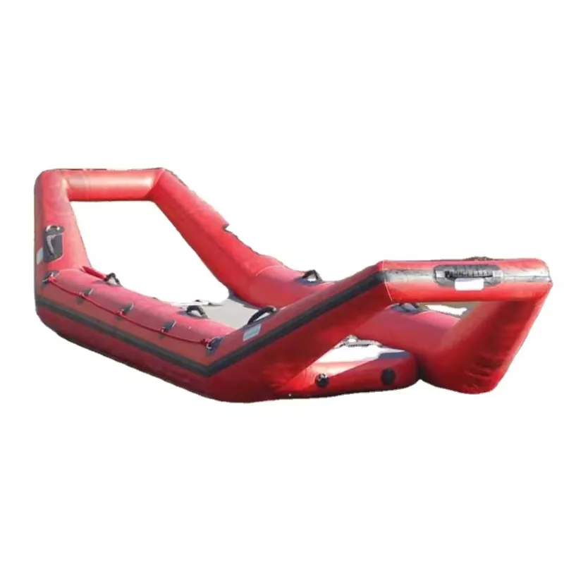 

Emergency Rapid Deployment Craft Inflatable Snow,Ice And Mud Rescue Sled Raft Boat With Paddle