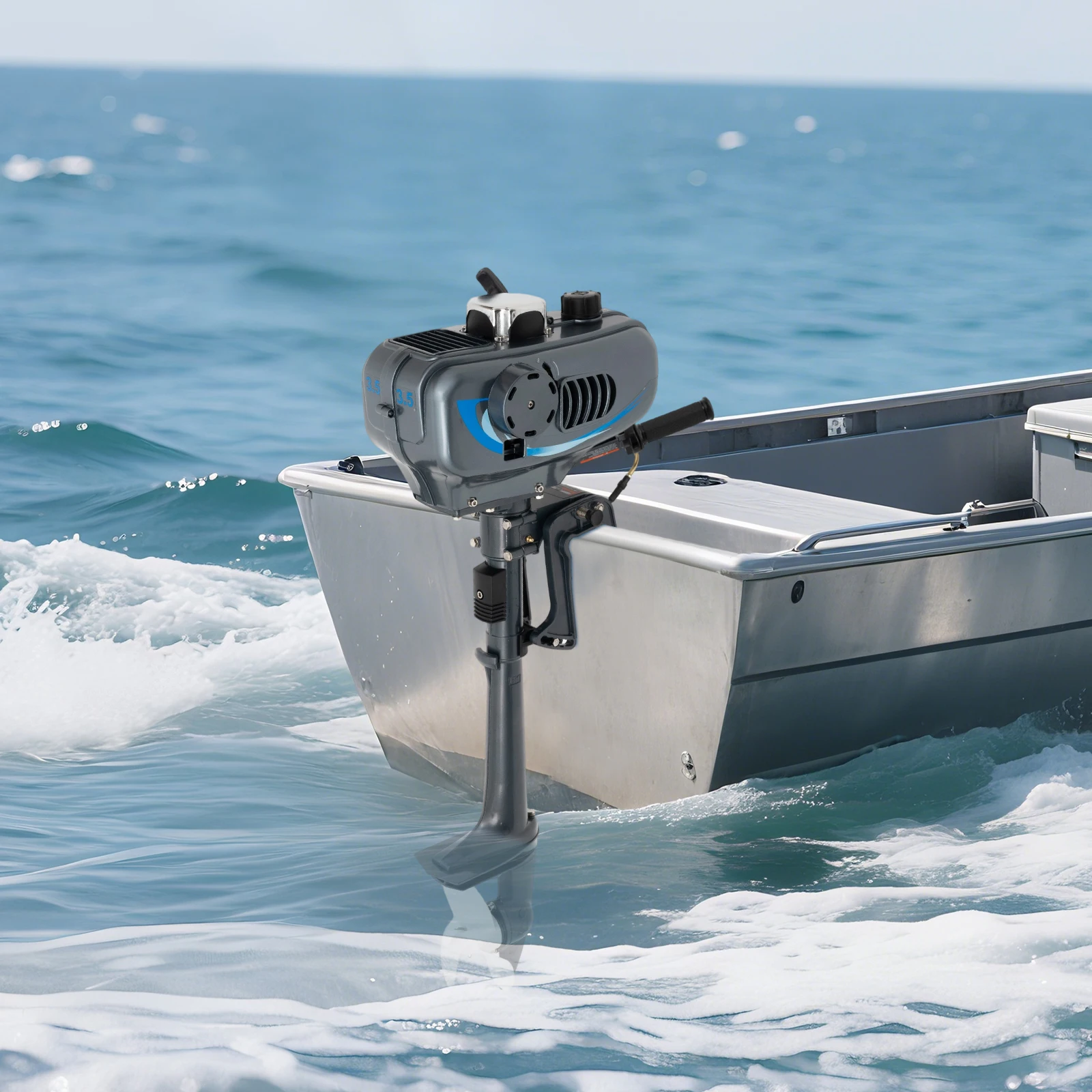 

2 Stroke Outboard Motor Heavy Duty Inflatable Fishing Boat Engine Short Shaft Water Cooling CDI System Fishing Boats Engines