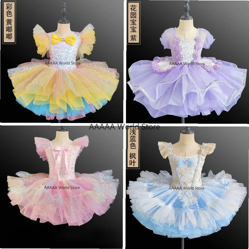 

Girls Ballet Tutu Leotard Princess Fairy Cosplay Costume Dance Wear Performance Party Dress