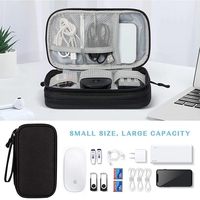 Portable Storage Bag for Power Bank Digital Cable Case Earphone Waterproof Oxford Cloth Earphone Phone Holder Case for Travel