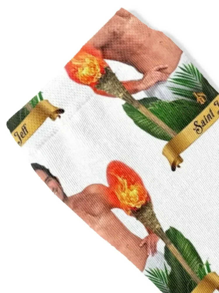 Saint Jeff Probst Survivor Fan Socks Rugby happy Men's Socks Women's