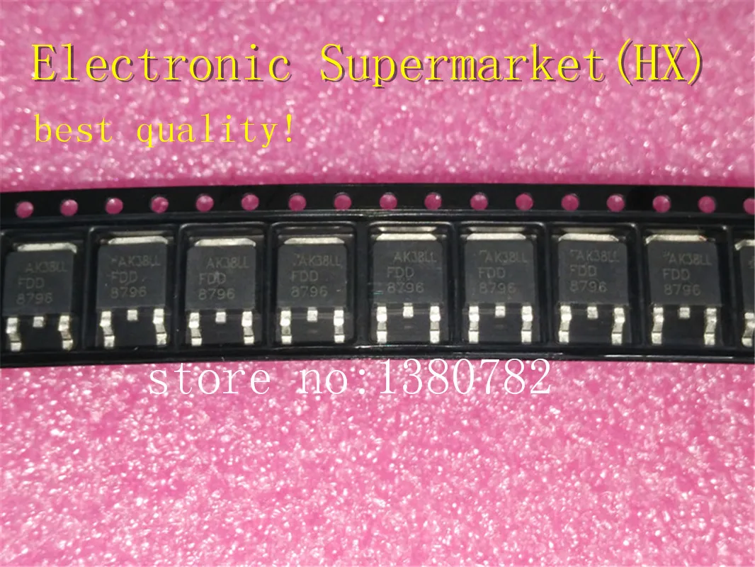 Free Shipping 100pcs/lots FDD8796 8796  TO-252  New original  IC In stock!