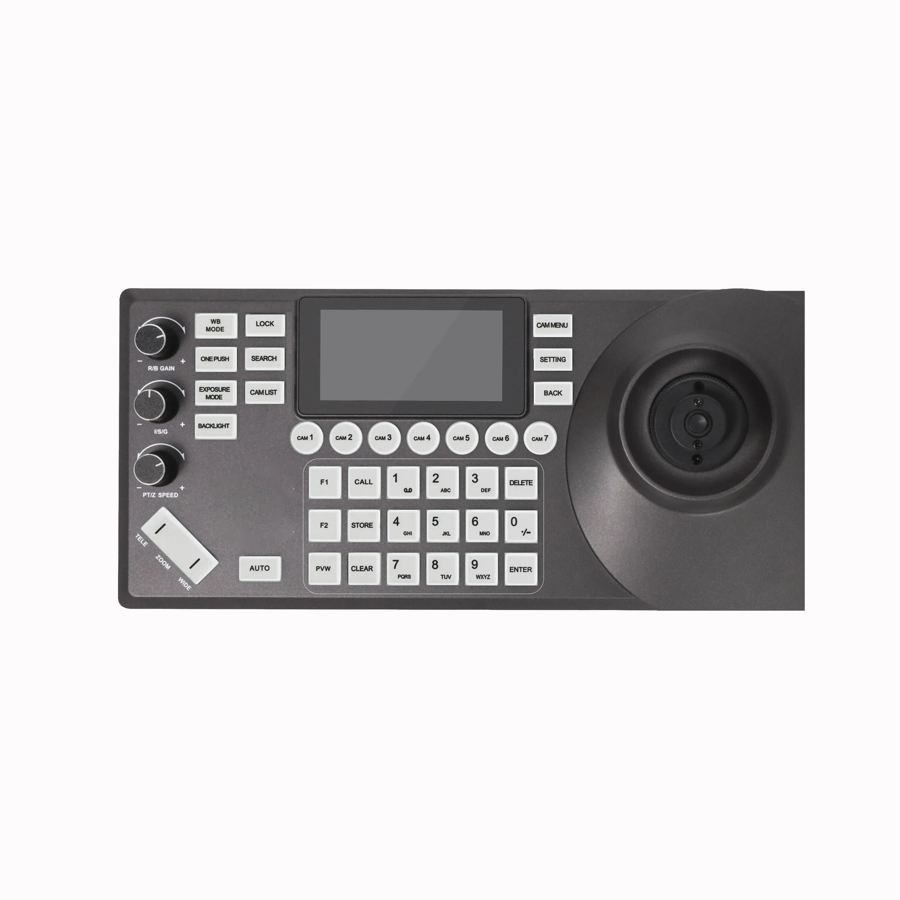 NDI PTZ Controller 4D Keyboard Joystick video conference system video conferencing camera keyboard control for live streaming