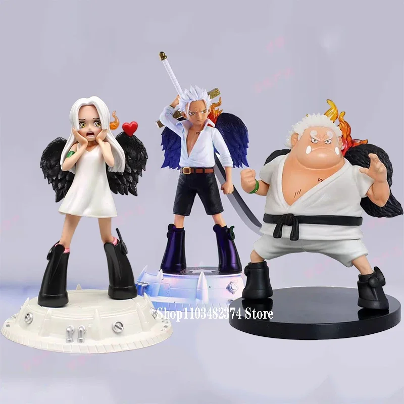 Anime Jinbe Figurine Seraphim One Piece Hancock Figure Model Dracule Mihawk Blazing Angel Action Figures PVC Collectible Toys