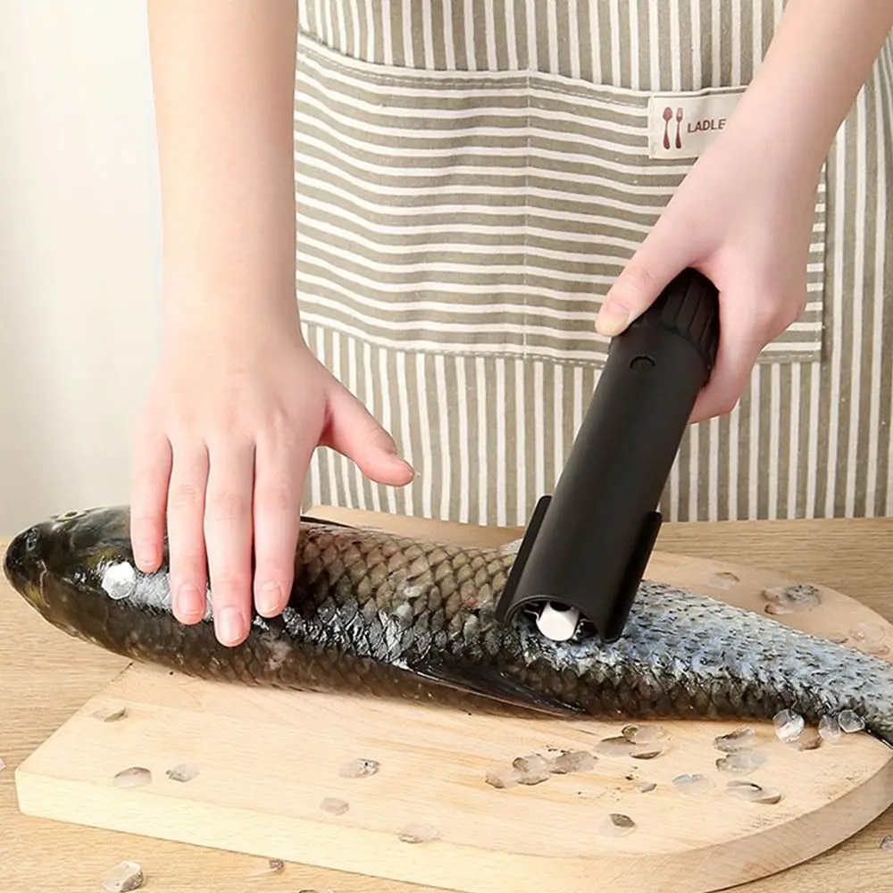 Wireles Electric Fish Scraper USB Rechargeable Waterproof Fish Scale Remover Descaler Labor-saving Fish Scale Cleaner