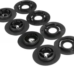 8PCS Car Foot Pad Clamp Fixed Anti Slip Fastener Suitable For Volkswagen Audi Skoda Clamp Fixture Car accessories Auto Fastener