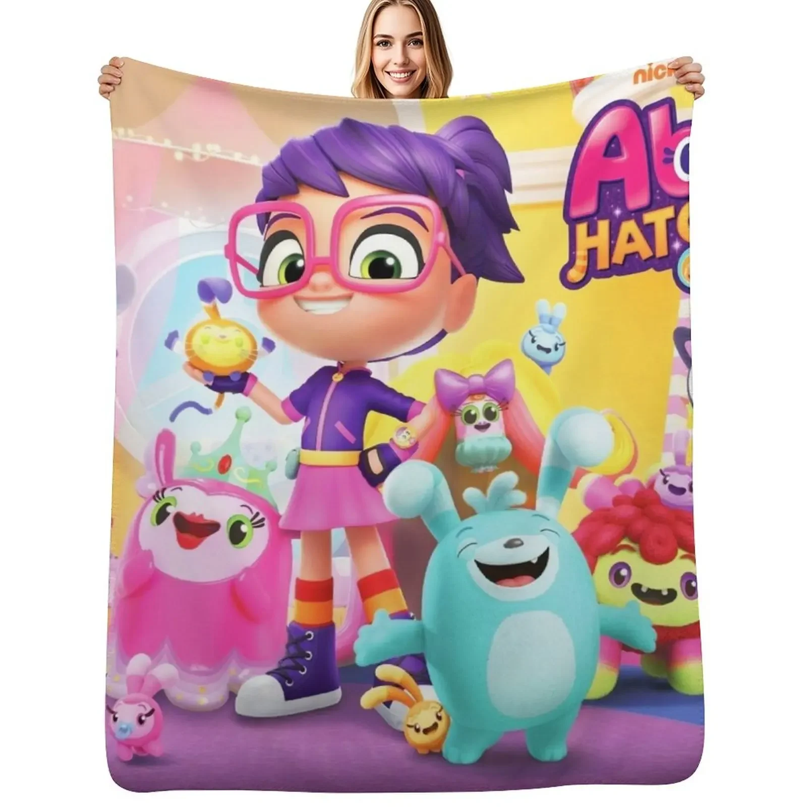 

Abby Hatcher characters fuzzly catcher abby hatcher season 2 abby hatcher adventure bike MO and Bo Throw Blanket Warm Blanket
