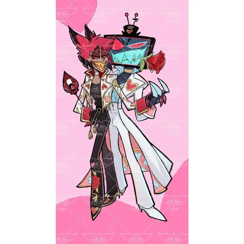 stand for Hazbin Hotel Velvette Valentino Vox Acrylic Standee