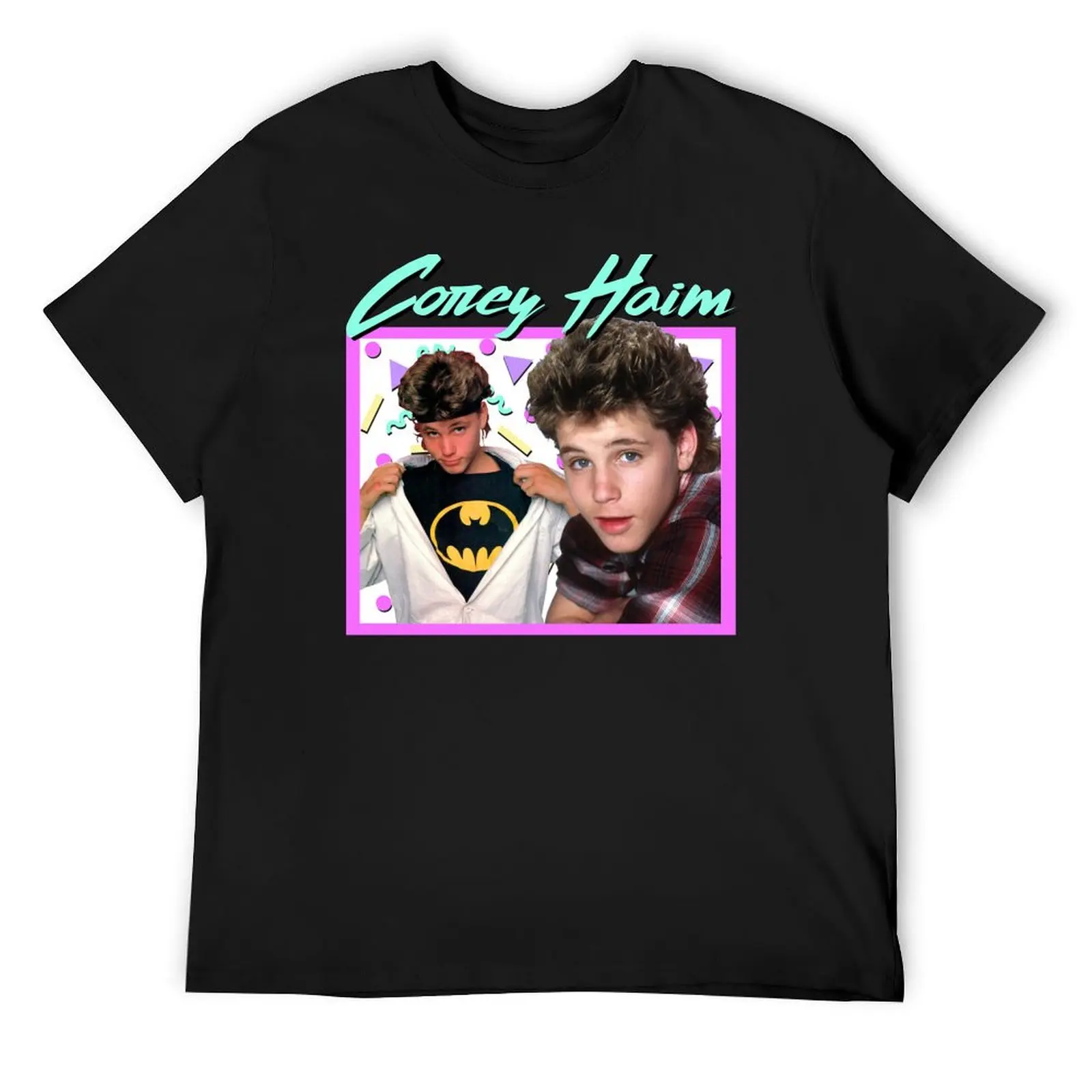 

80s Icon Corey Haim T-Shirt summer tops anime graphic t shirt vintage mens graphic t-shirts