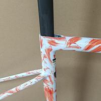 2025 New Carbon Road Frame X8 super lightweight Disc Brake Bicycle Frame Handlebar With Full Internal Cable Routing