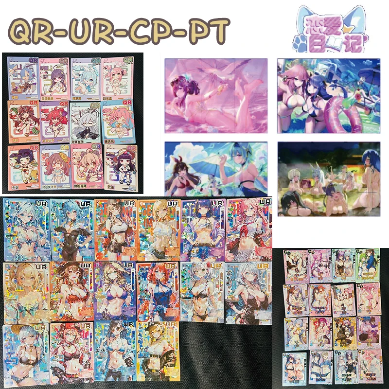 

Love Diary Qr-Ur-Cp Series Anime Characters Beelzebul Yae Miko Fu Xuan Collection Card Bronzing Color Flash Birthday Gift