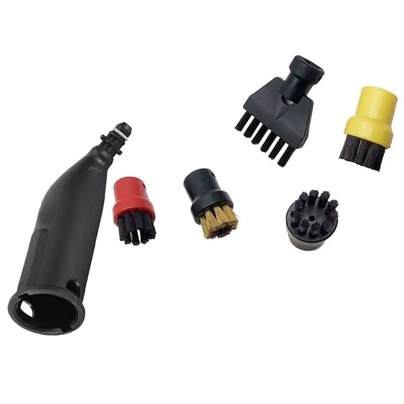 

Насадка-щетка SYW-4X для пароочистителей Karcher SC1/SC2/SC3/SC4/SC5: плоская насадка-щетка для пароочистителя, насадка-распылитель, щелевая насадка