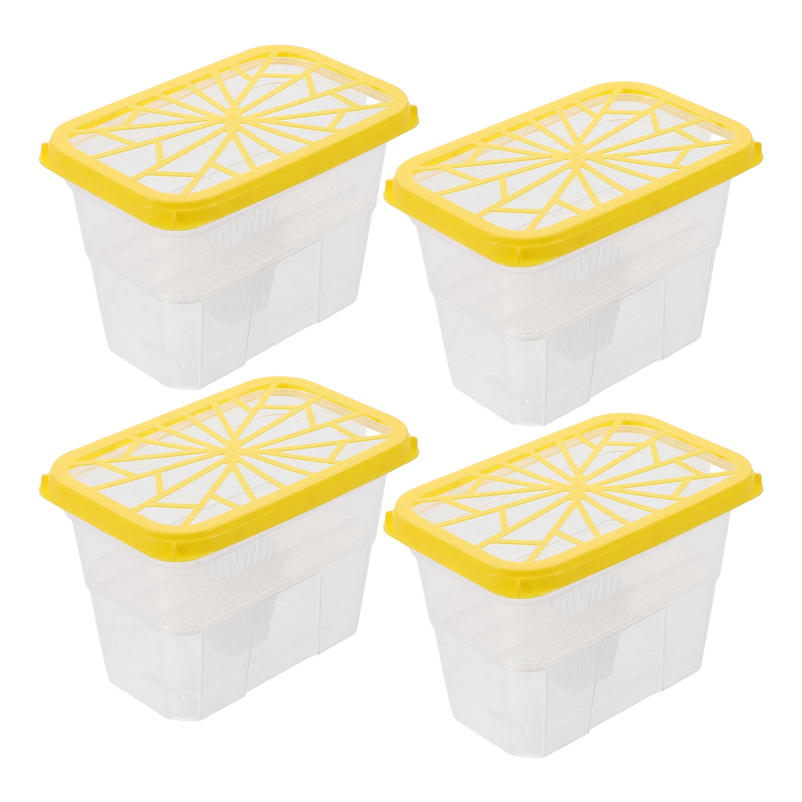 

4pcs Dehumidification Box For Moisture Absorber Capacity Moisture Absorber Empty Holder Wardrobe Shoe Cabinet Empty Plastic