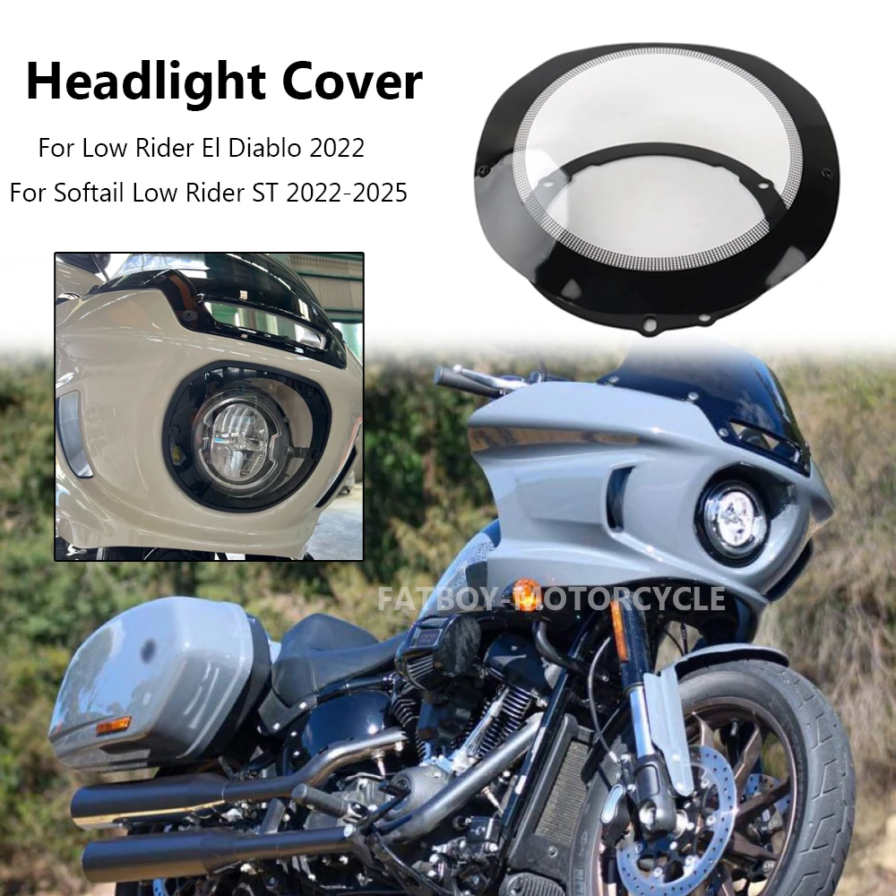 

For Low Rider El Diablo 2022 For Harley Softail Low Rider ST 2022-2025 New Headlight Protection Cover Guard Fairing Motorcycle