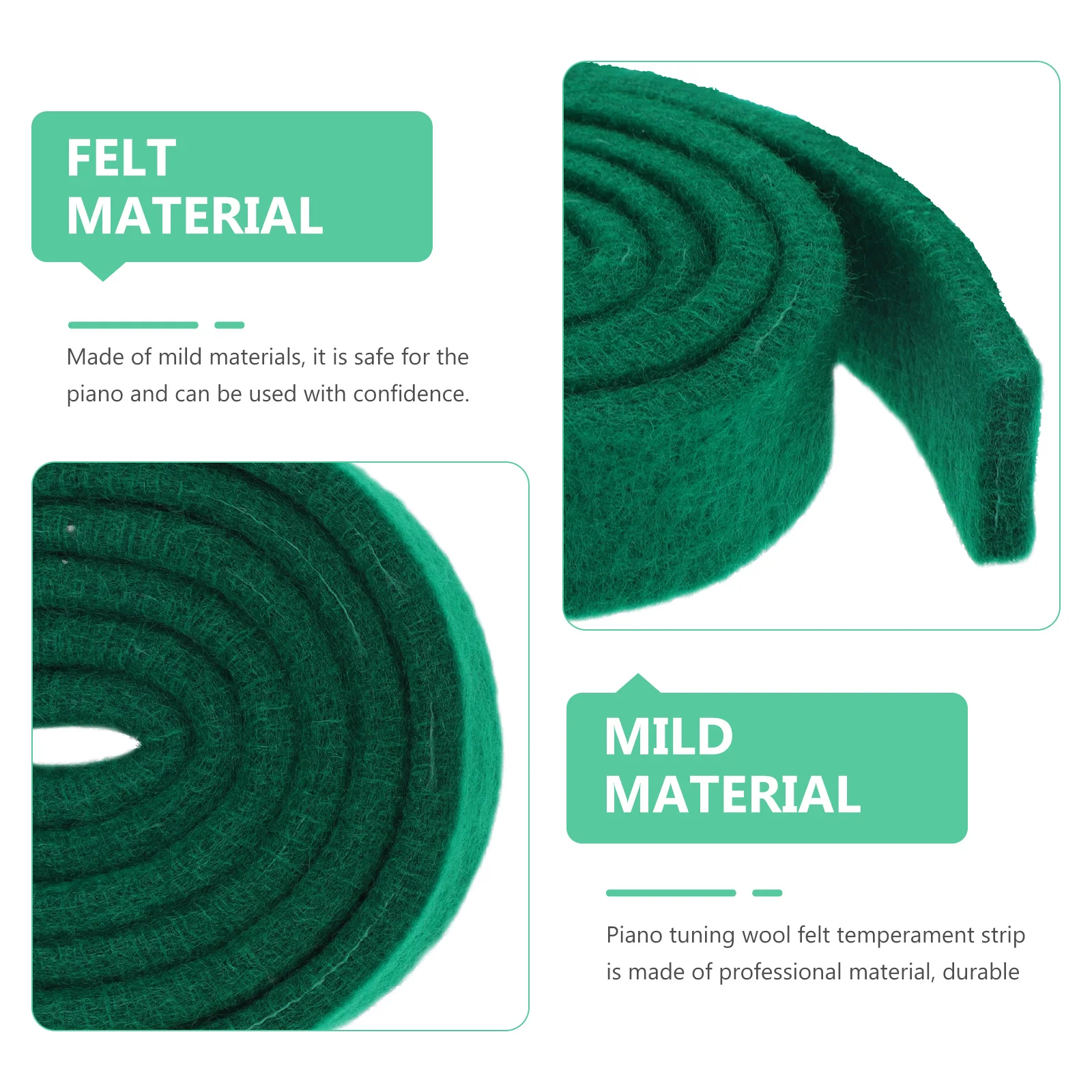 

Piano Tuning Belt Sound Silence Felt Professional Tools Replace Green Maintenance Kit Piano Tuning Tool Instrument Supply