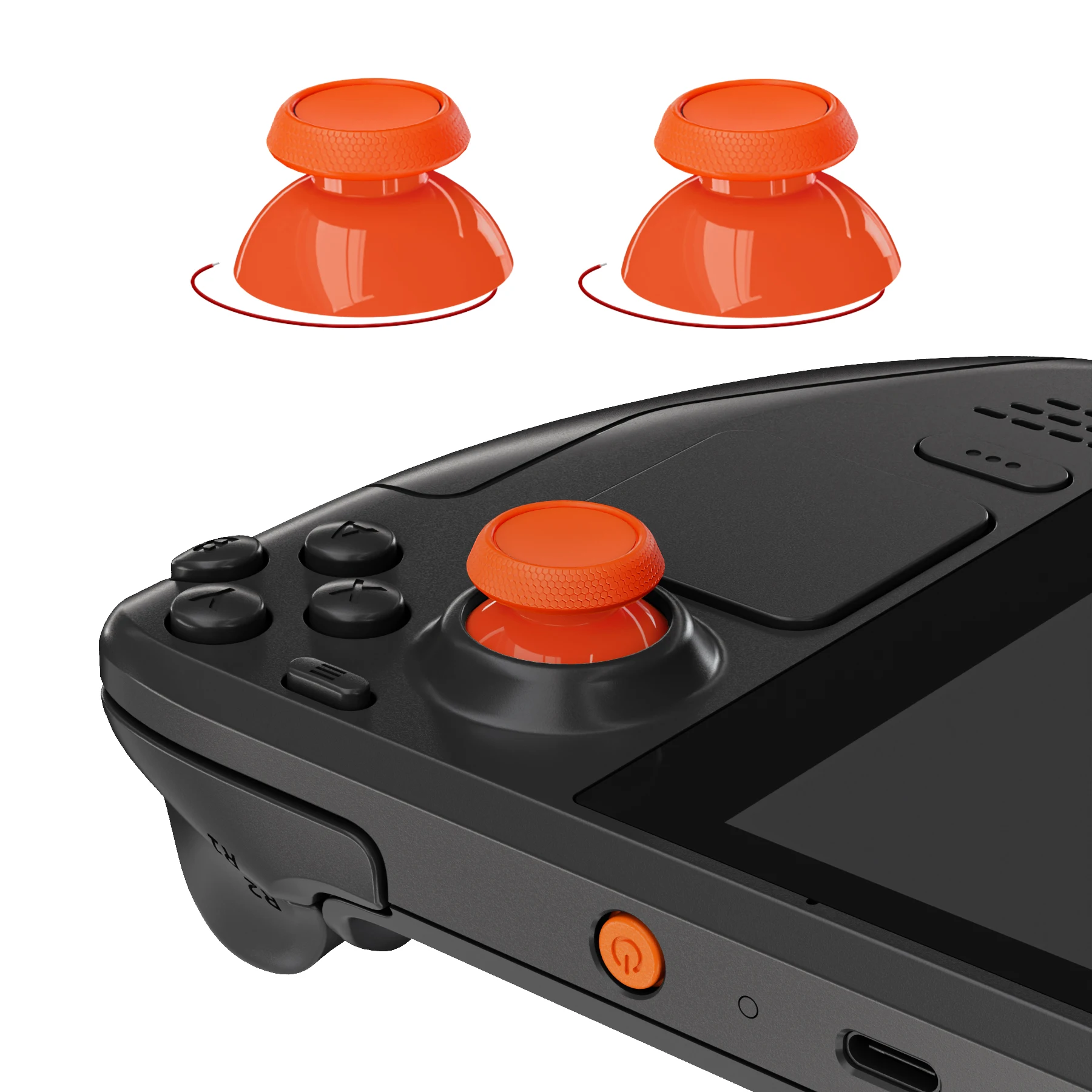 eXtremeRate Replacement Thumbsticks for Steam Deck LCD, Analog