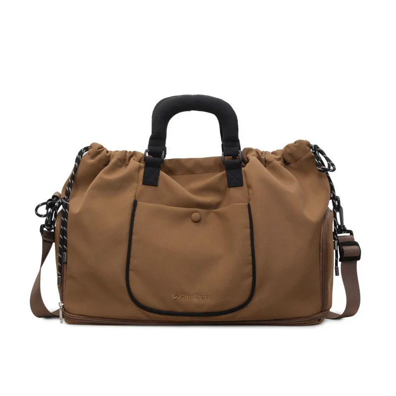 

Casual style lightweight travel large bag, trolley bag for going out, expandable gym bag with dry and wet separation, maternity