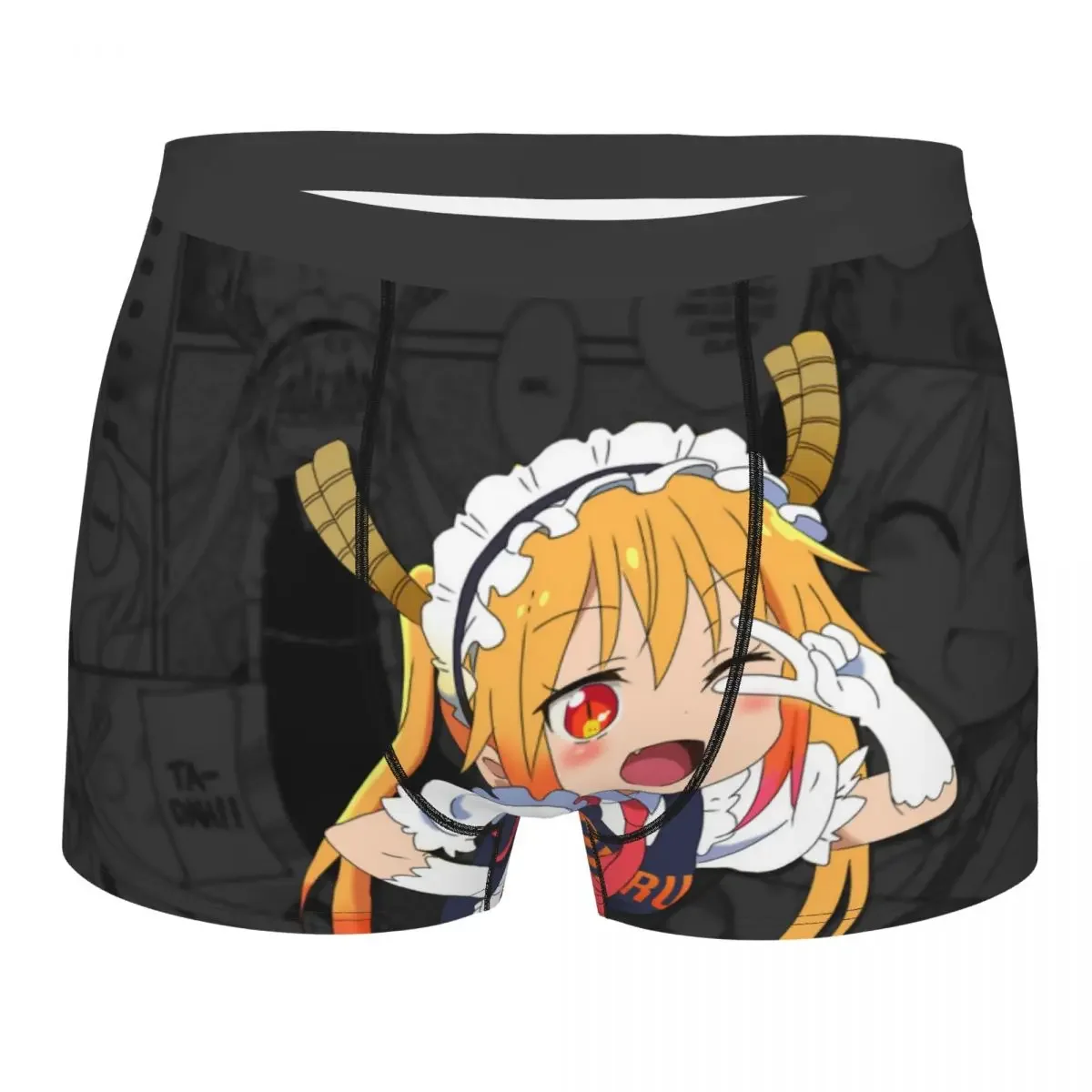 Tohru Kobayashi-san Chi No Maid Dragon Men Boxer Briefs Manga Cut Highly Breathable Underwear Top Quality Print Shorts Gift Idea