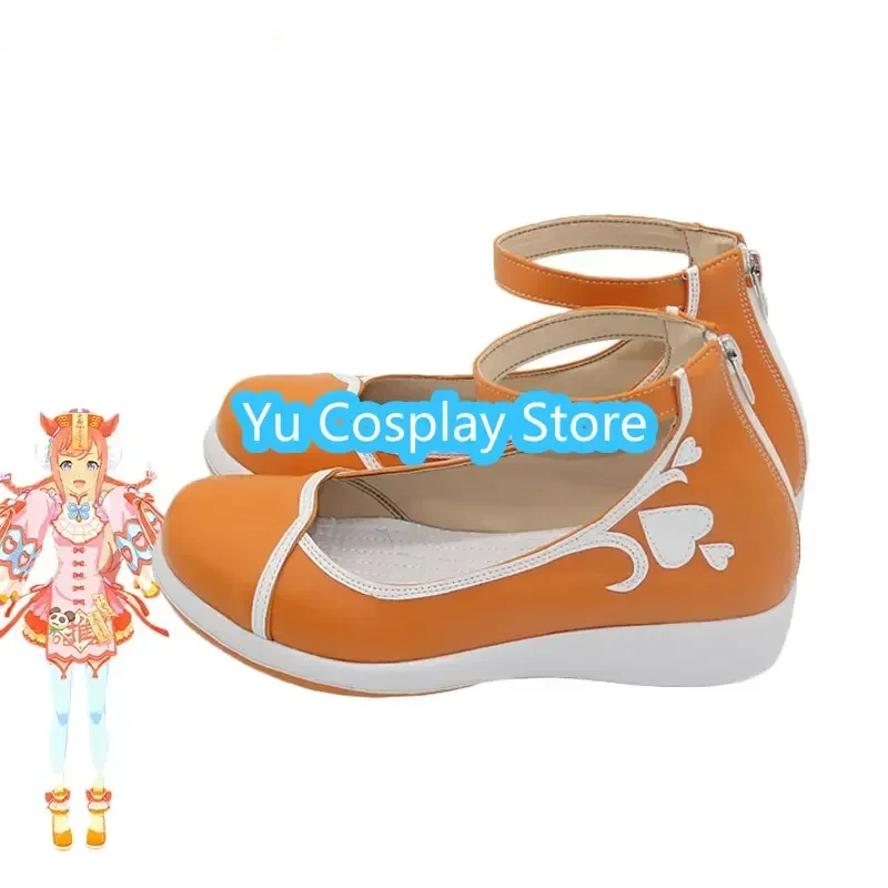 Game Pretty Derby Agnes Digital Cosplay Shoes Halloween Carnival Boots PU Shoes Cosplay Props Custom Made