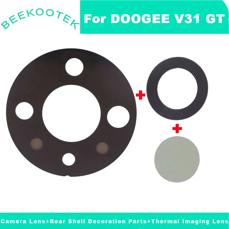 New Original DOOGEE V31GT Rear Camera Lens With Thermal Imaging Silicon Wafer Lens Rear Shell Decoration Parts For DOOGEE V31 GT