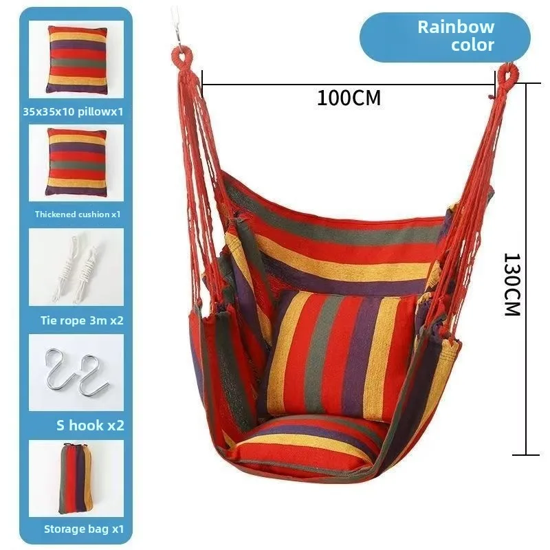 

Indoor Swing Dormitory Hanging Chair Lazy Hammock Stool Rocking Chair Artifact Plus Thickened Seat