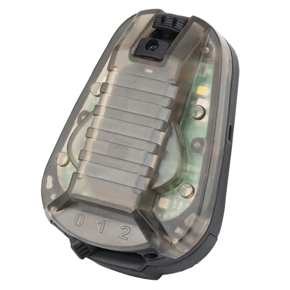 Lampada tattica per casco luce di sopravvivenza luce Flash di sicurezza luce stroboscopica coccinella con caccia impermeabile campeggio da ciclismo