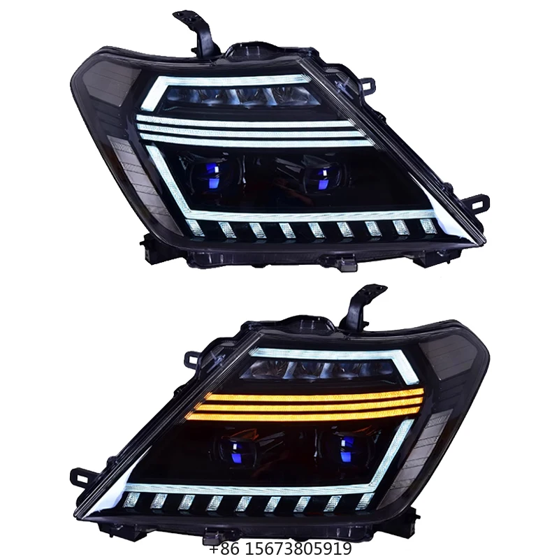 

Передние фары для Nissan Patrol Y62 (2012-2019), аксессуары для автомобиля, обновленные светодиодные фары, установка Plug and Play