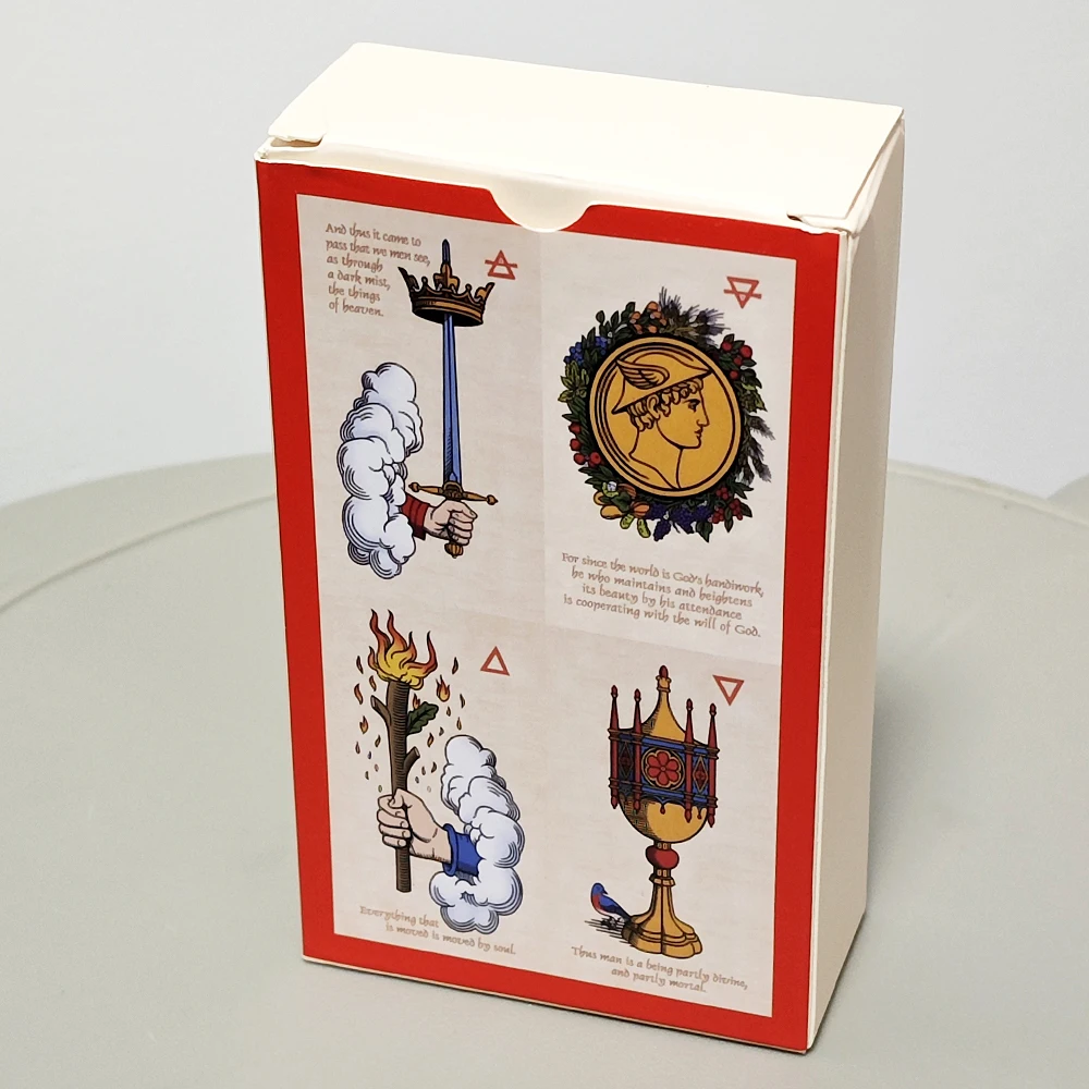 The Alchemical Tarot of Marseille 12*7cm An Interpretation of The French Tarot That References Alchemy 78 Pcs Tarot Cards