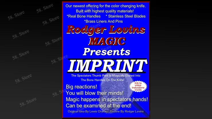 

Imprint By Rodger Lovins Magic tricks ( 58 Store Download )