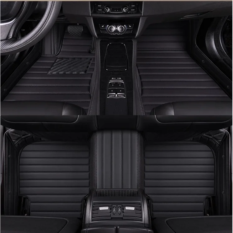 Custom Car Floor Mats For Peugeot 301 2018 308 2017 5008 2019~2021 307 SW 2009~2012 206 2004~2008 Auto Interior Accessories