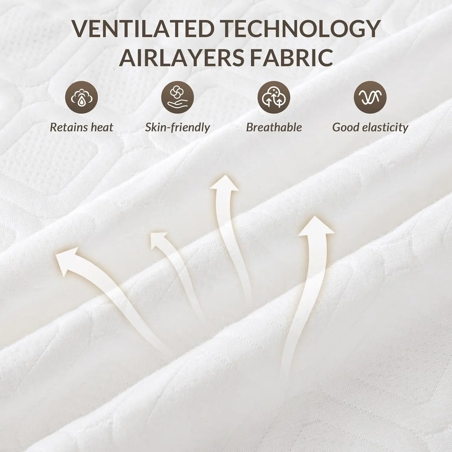 وسادة مرتبة تسخين كهربائية بحجم كوين مع تحكم مزدوج المنطقة، تسخين مسبق، 10 مستويات حرارية، مؤقت